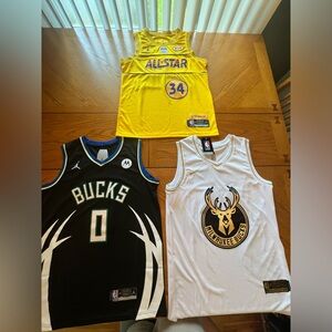 Giannis Antetokounmpo and Damian Lillard Jerseys